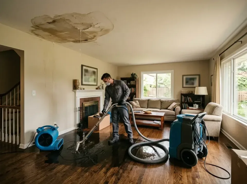 attic-pipe-burst-ceiling-drip-008 — frequently asked questions, Water Damage Restoration & Carpet Care in Redland, MD